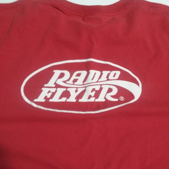 Fruit of the Loom Radio Flyer Men's Short Sleeve T Shirt in Size L - Picture 5 of 6